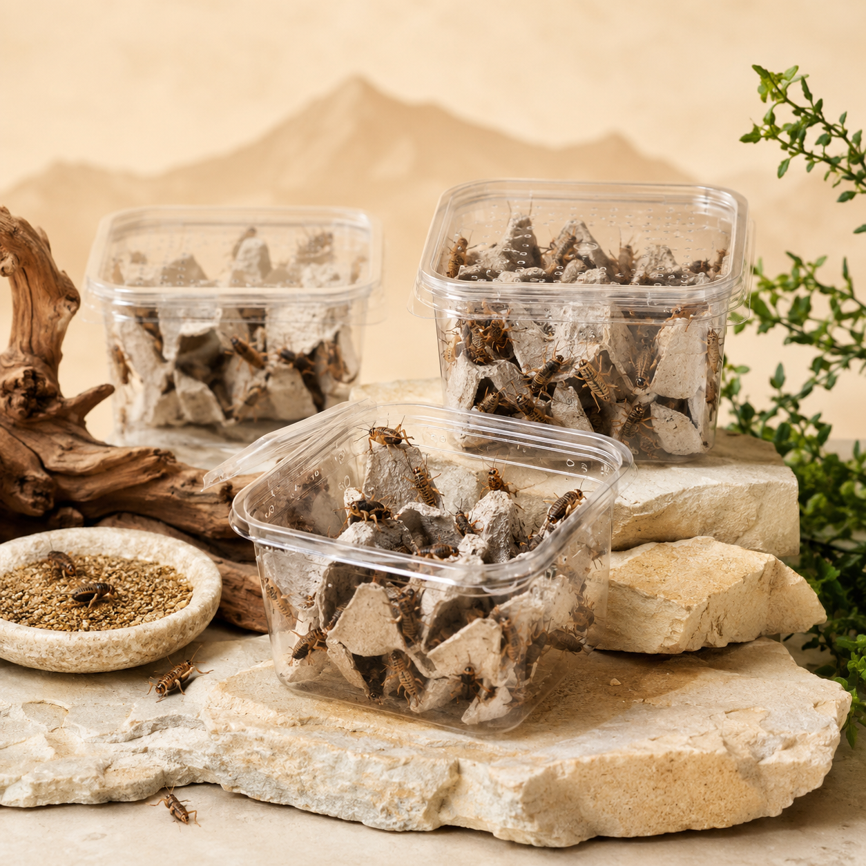 Best selling live feeder insects from Wasatch Feeder Insects
